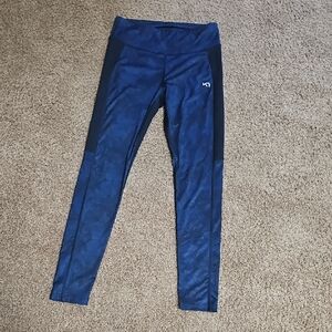 Kari Traa Navy and Black Active Leggings